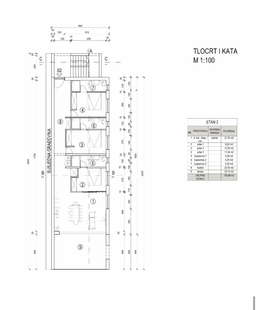 Luksuzan stan Dramalj 126.00 m2 , novogradnja , 70m od mora (prodaja)